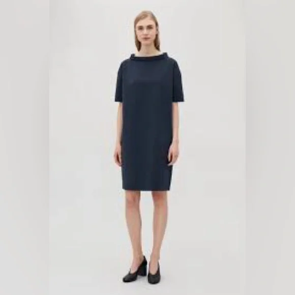 COS Boxy Mock Neck Dress - Picture 6 of 11